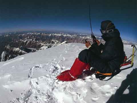 
Reinhold Messner On K2 Summit July 12, 1979 - All Fourteen 8000ers (Reinhold Messner) book
